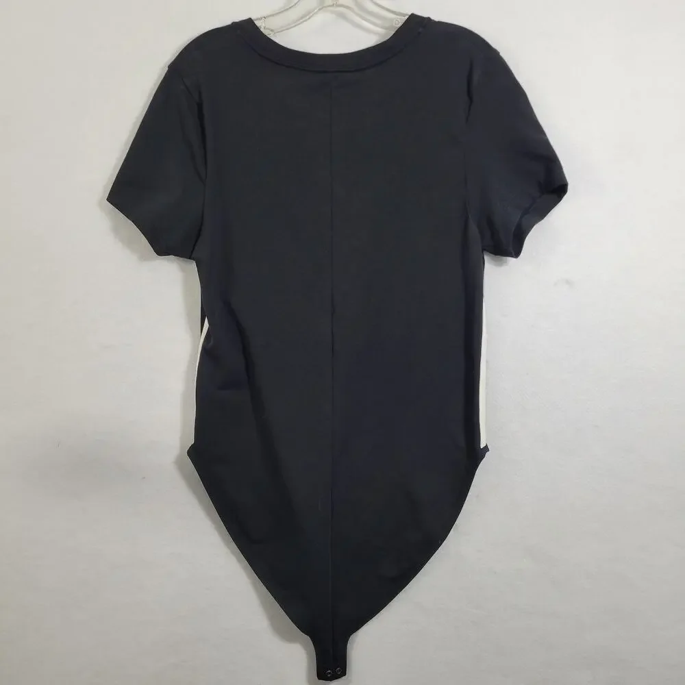 Nike Women's Black Short Sleeve Body Suit Size L 81825-1195 - Picture 5 of 9